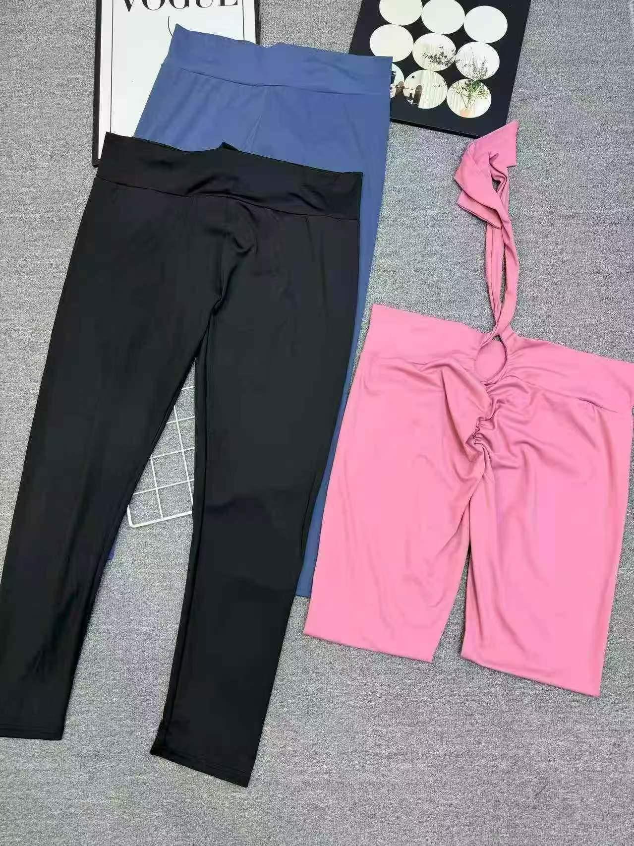 Women's High Waist Yoga Leggings Tummy Control Workout Pants - Image 7