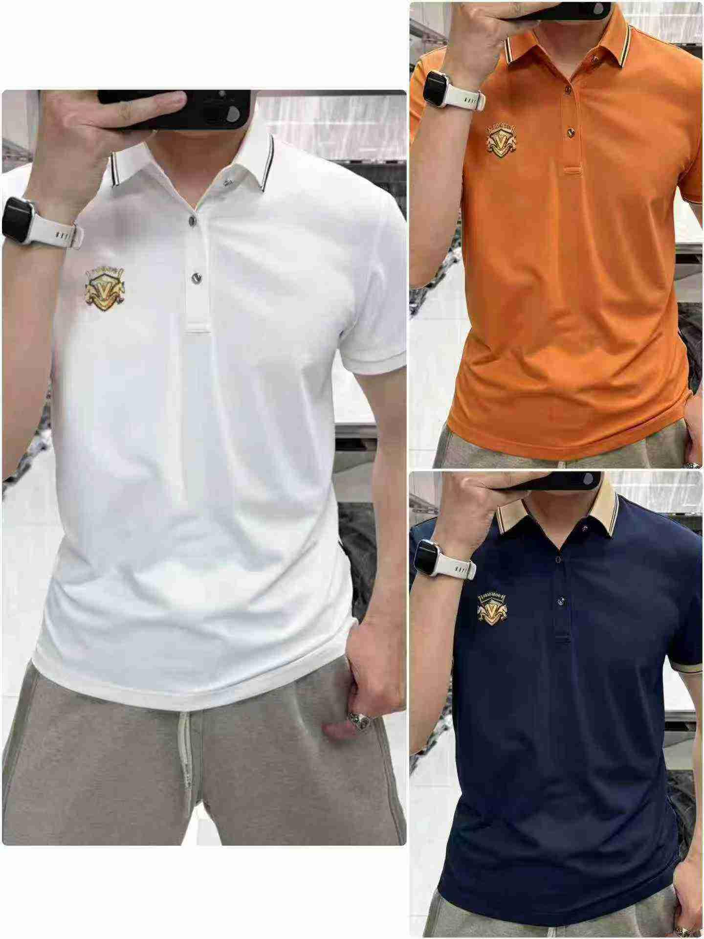 Men's Classic Polo Shirt Casual Short Sleeve Cotton Blend Tee
