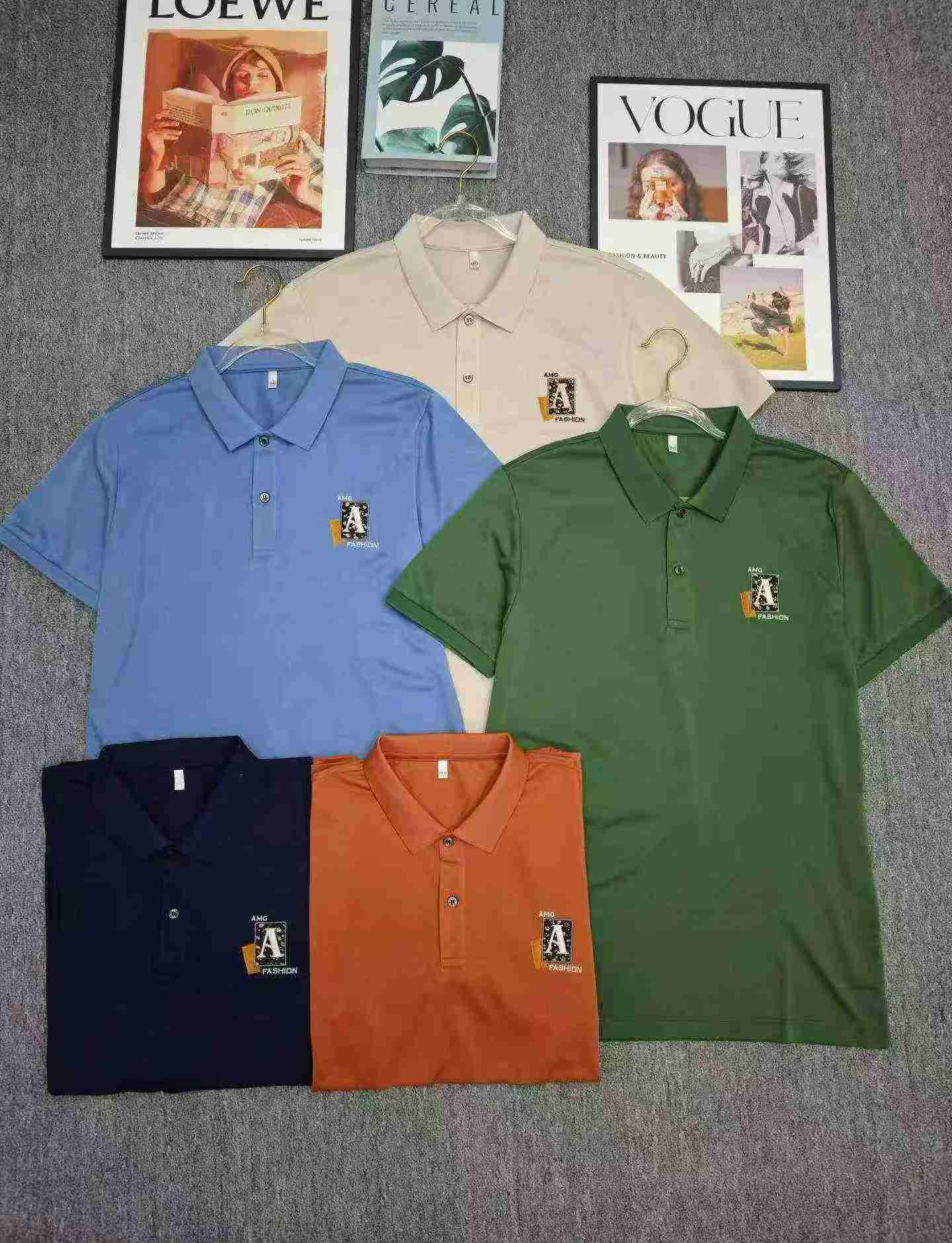 Men's Classic Polo Shirt Casual Short Sleeve Cotton Blend Tee - Image 6