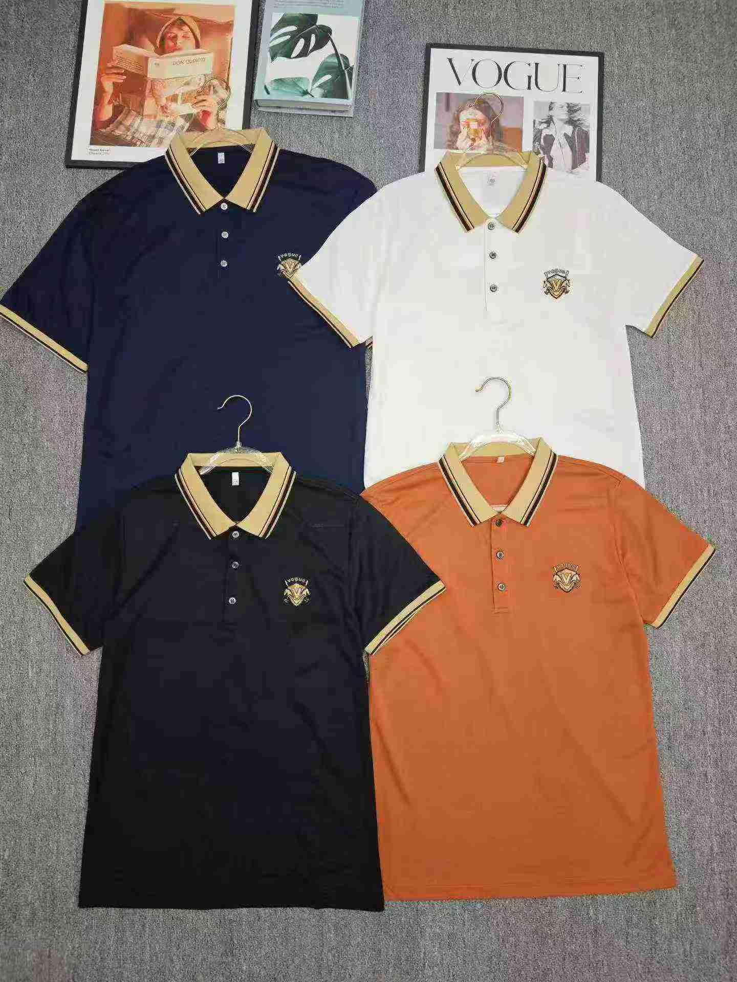 Men's Classic Polo Shirt Casual Short Sleeve Cotton Blend Tee - Image 7