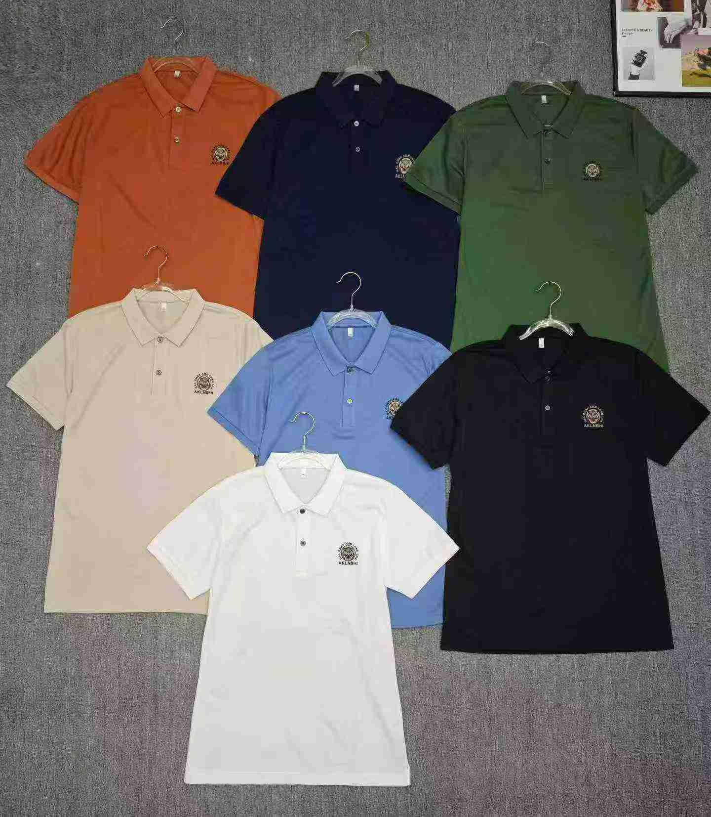Men's Classic Polo Shirt Casual Short Sleeve Cotton Blend Tee - Image 8