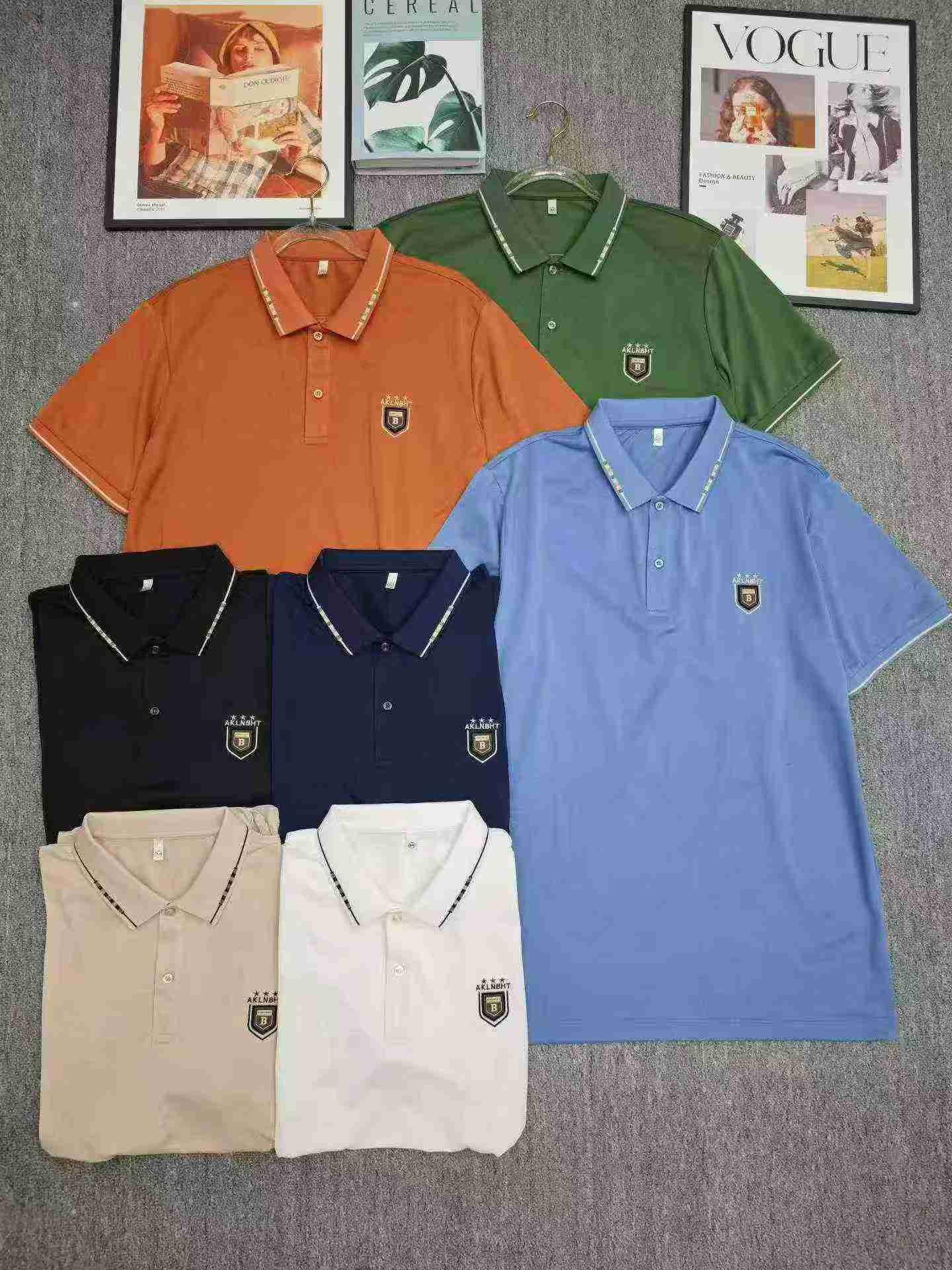 Men's Classic Polo Shirt Casual Short Sleeve Cotton Blend Tee - Image 9