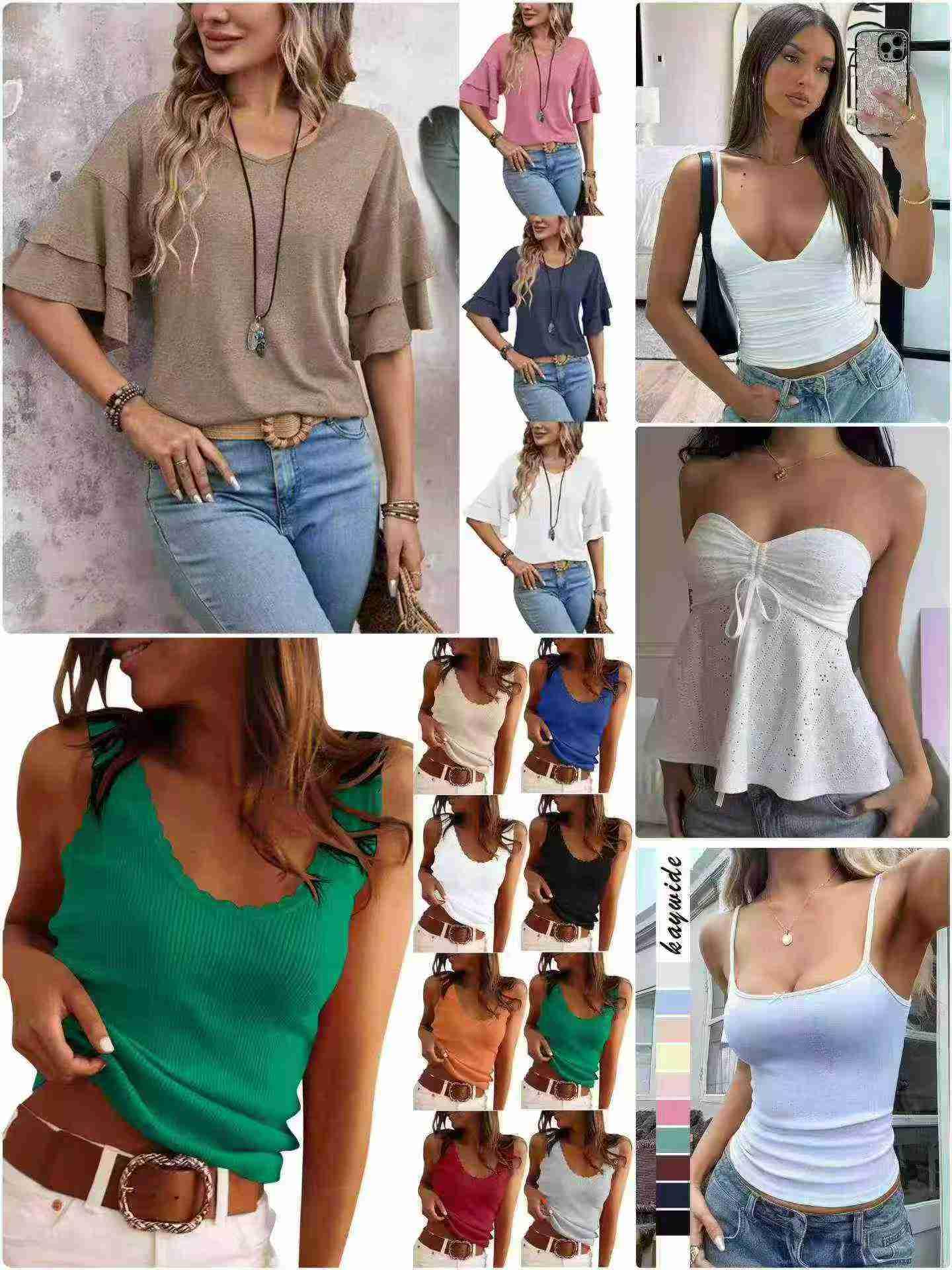 Women's Casual Fashion Top Loose Fit Everyday Blouse - Image 4