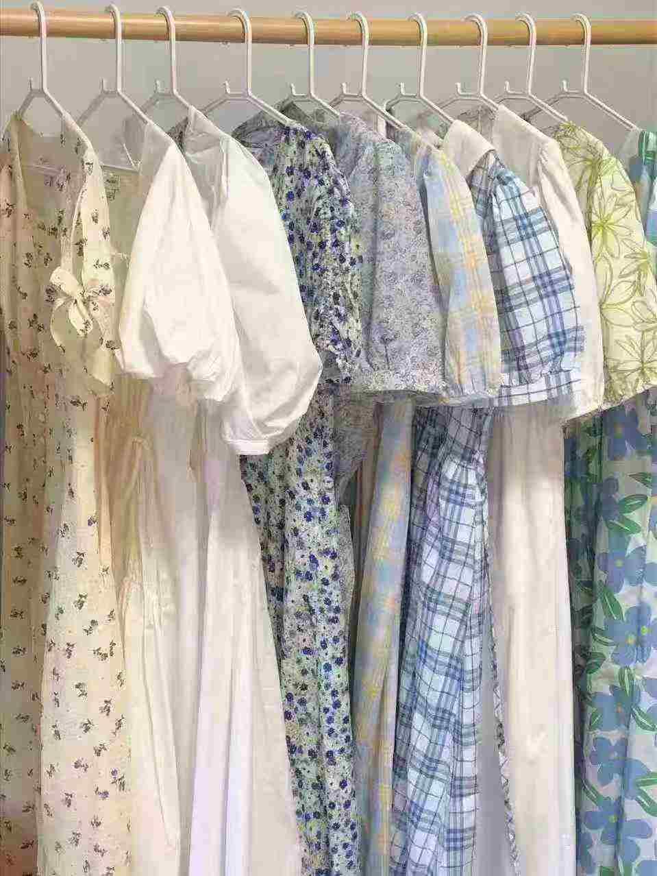 Women's Summer Chiffon Long Dress Floral Casual Maxi Dress