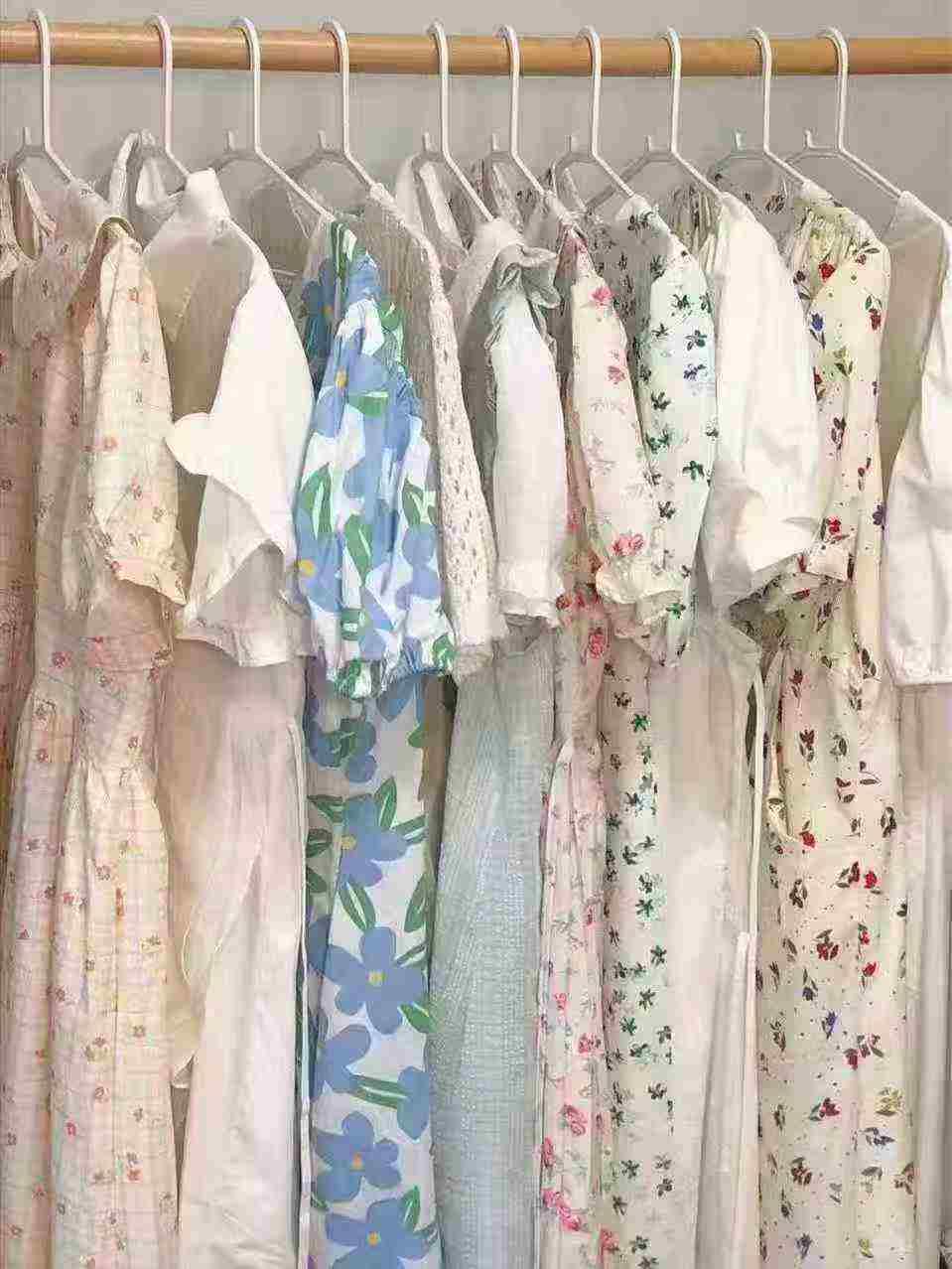 Women's Summer Chiffon Long Dress Floral Casual Maxi Dress - Image 3