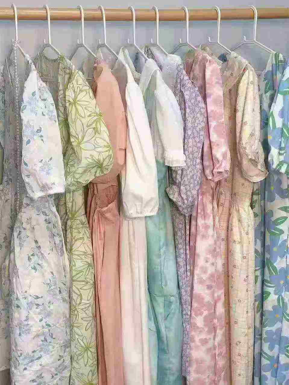 Women's Summer Chiffon Long Dress Floral Casual Maxi Dress - Image 5