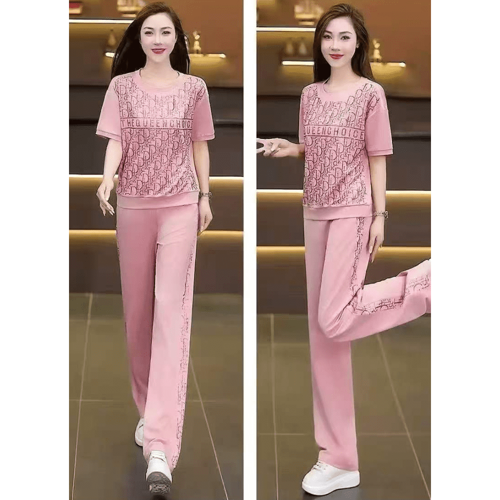 Women’s Summer Two-Piece Wide Leg Pants Set - Image 4