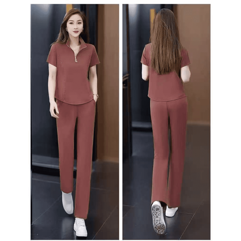 Women’s Summer Two-Piece Wide Leg Pants Set - Image 6