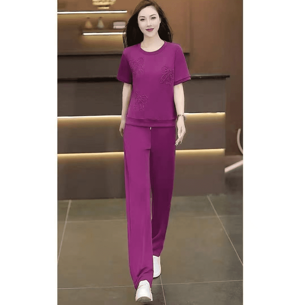 Women’s Summer Two-Piece Wide Leg Pants Set - Image 7