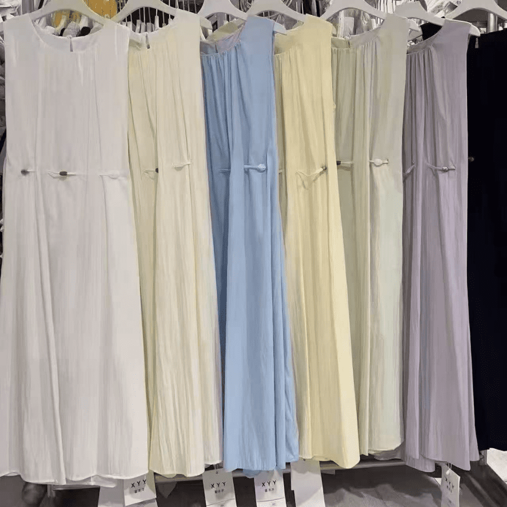 Women’s Sleeveless Lace Trim Maxi Dress - Image 8