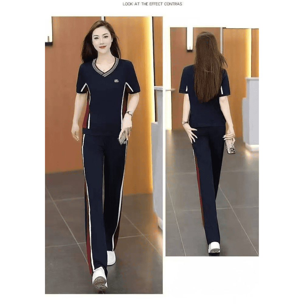 Women’s Summer Two-Piece Wide Leg Pants Set - Image 8