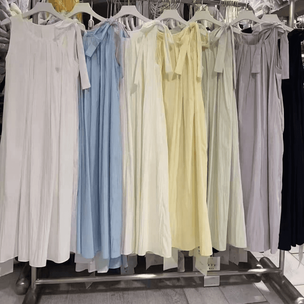 Women’s Sleeveless Lace Trim Maxi Dress - Image 9