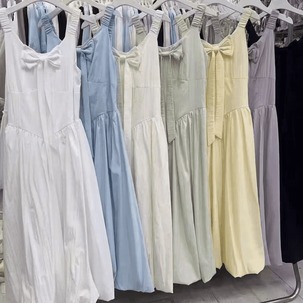 Women’s Sleeveless Lace Trim Maxi Dress - Image 10