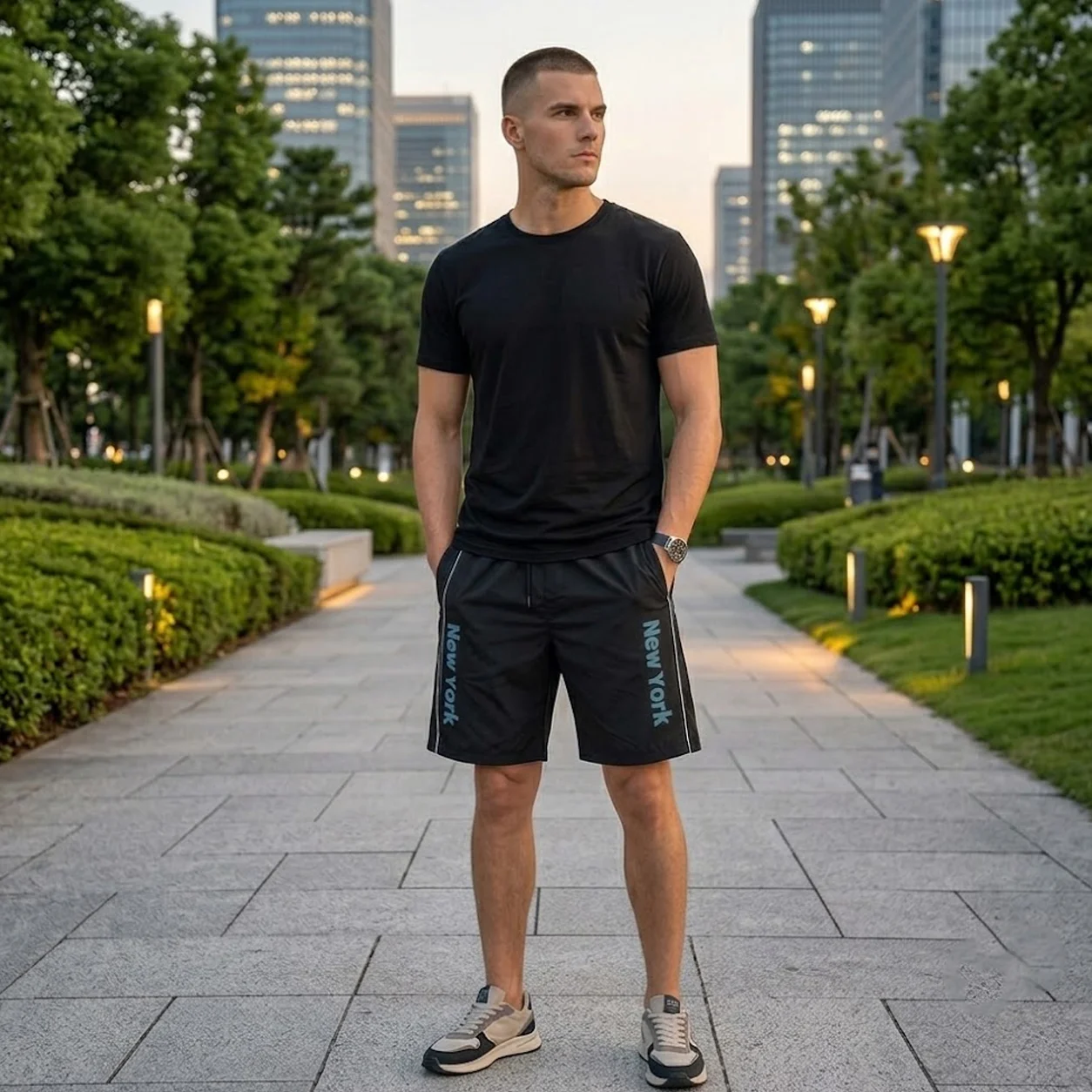 Men's Workout Short– Casual Comfort & Athletic Style - Image 1