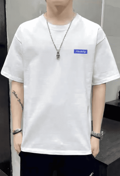 Men's Solid Color T-Shirt – Casual, Lightweight Summer Tee for Everyday Wear