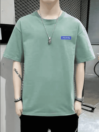 Men's Solid Color T-Shirt – Casual, Lightweight Summer T-Shirt - Image 7