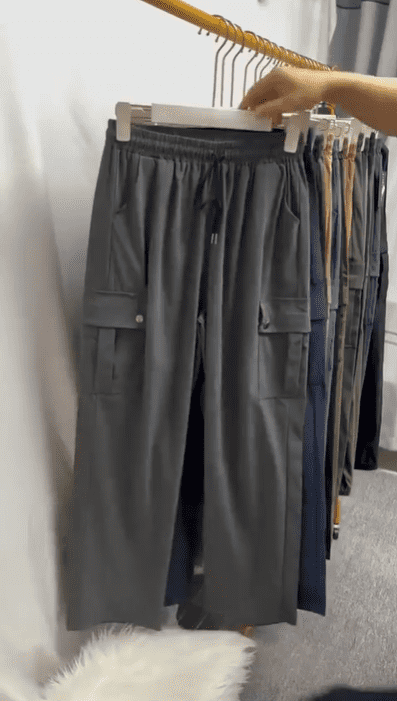 Women’s High-Waist Wide-Leg Workwear Trousers - Image 4