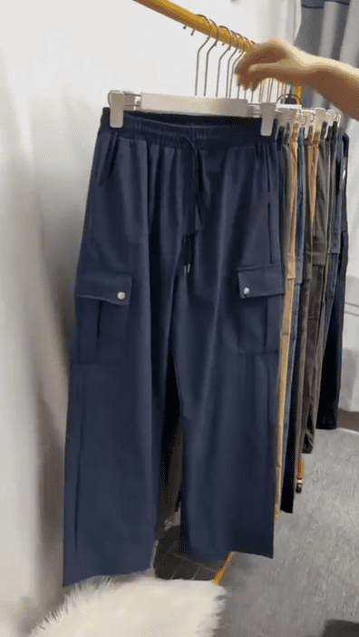 Women’s High-Waist Wide-Leg Workwear Trousers - Image 5