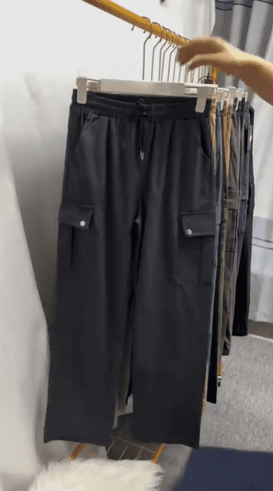 Women’s High-Waist Wide-Leg Workwear Trousers - Image 6