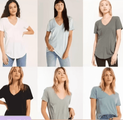 Women’s V-Neck Casual T-Shirt - Image 12