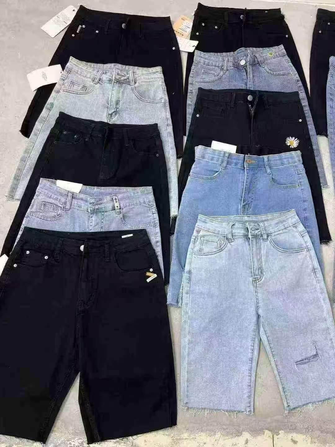 Women’s High-Waist Denim Bermuda Shorts - Image 5