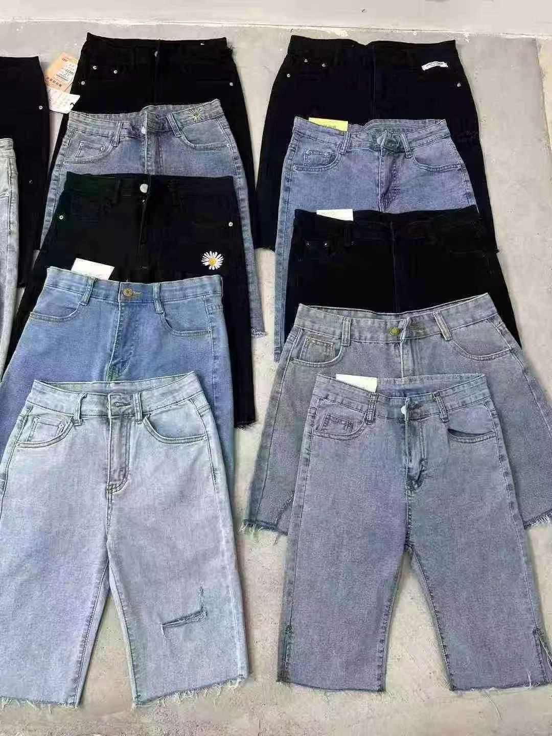 Women’s High-Waist Denim Bermuda Shorts - Image 6