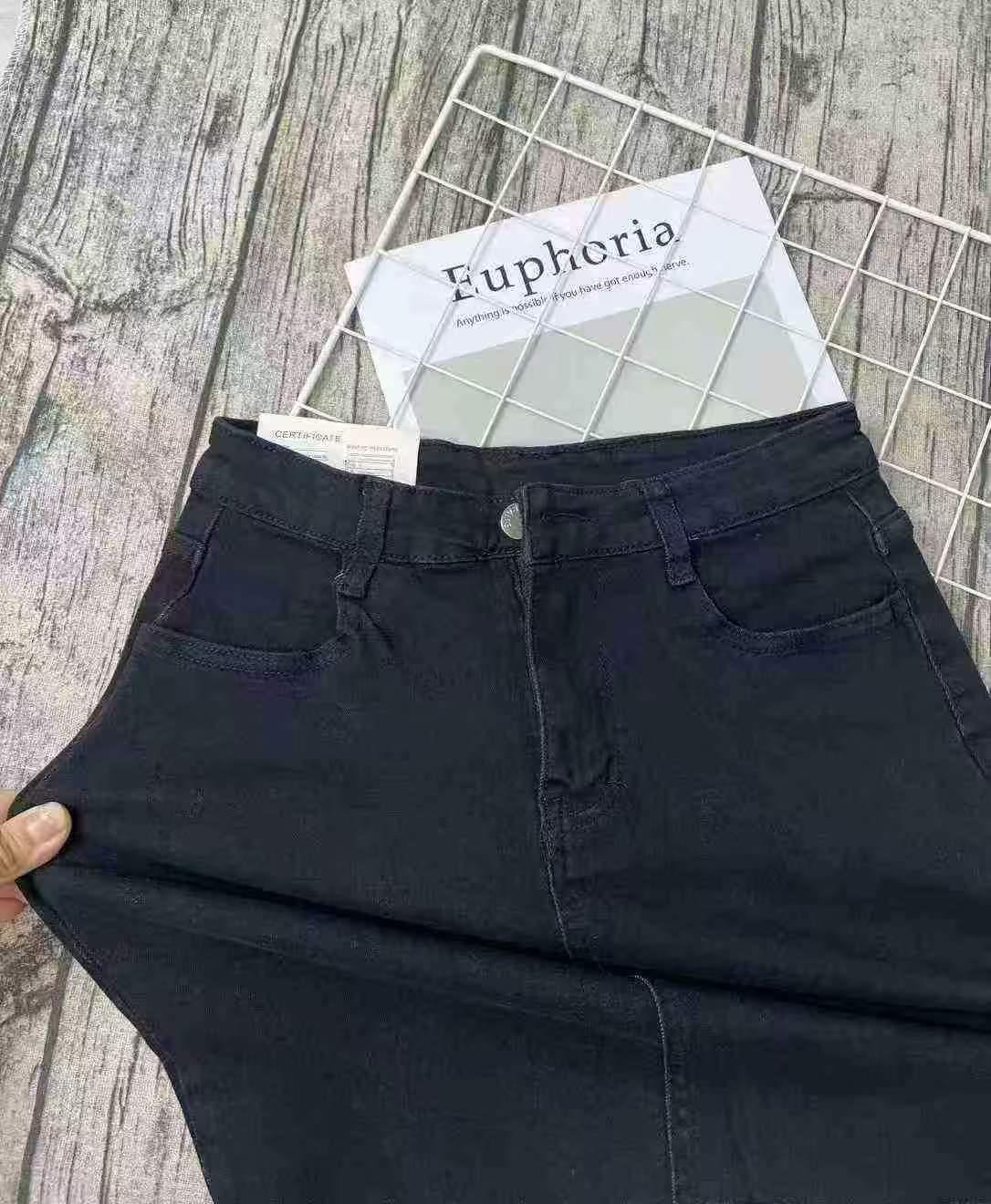 Women’s High-Waist Denim Bermuda Shorts - Image 9