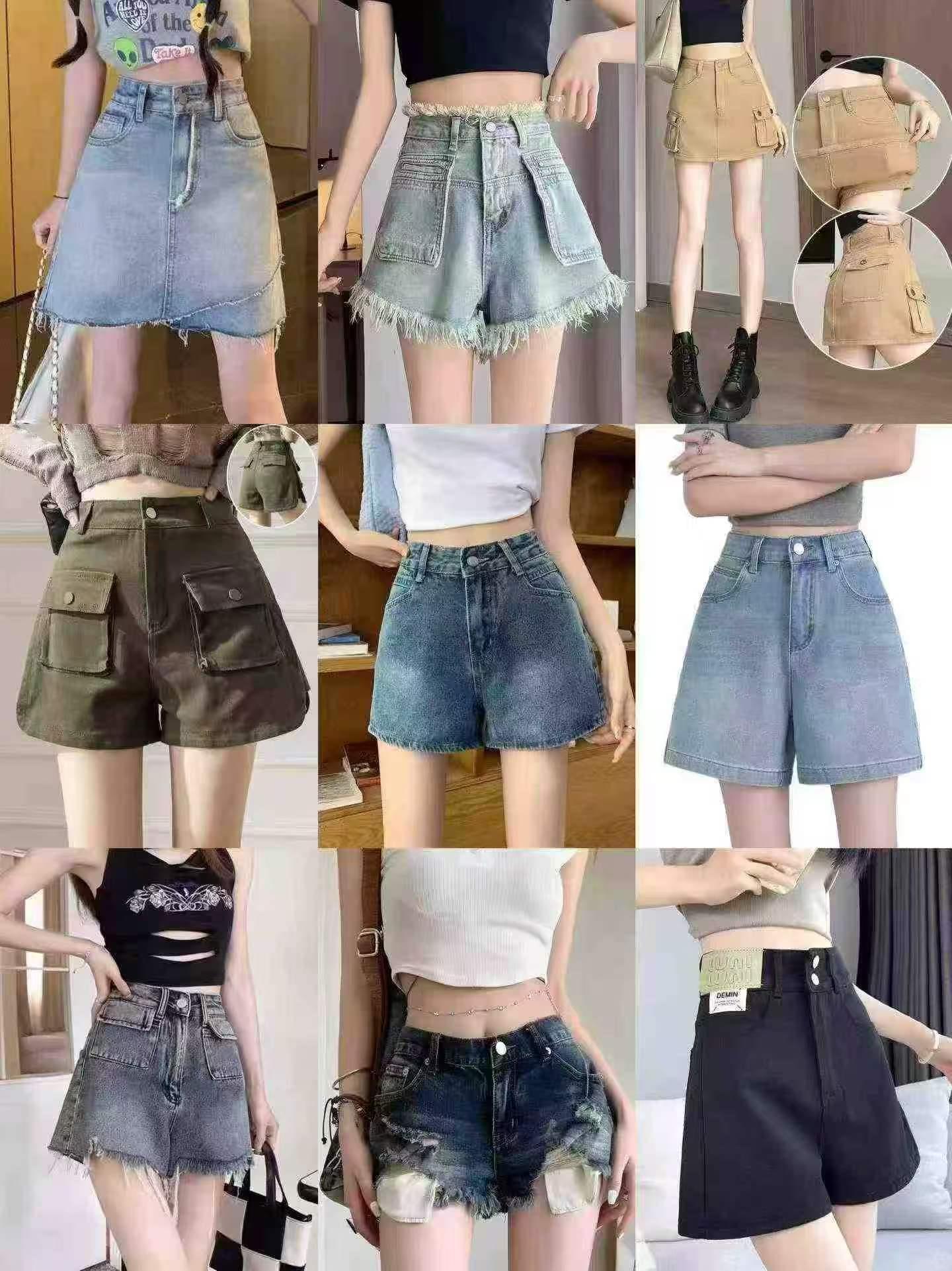 Women’s High-Waist Denim Skort