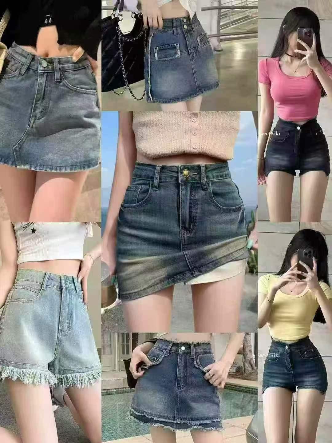Women’s High-Waist Denim Skort - Image 4