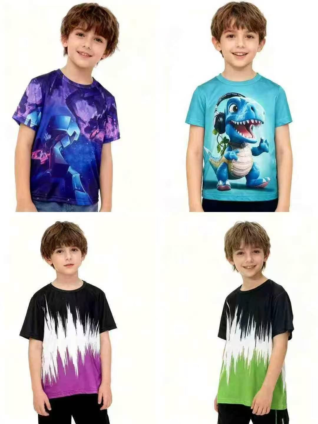 3D Printing Kid's T-shirt – Unique & Colorful Graphic Tee for Boys and Girls
